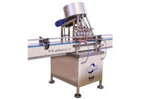 نمونه ای از دستگاه پرکن مایع رقیق 6 نازله