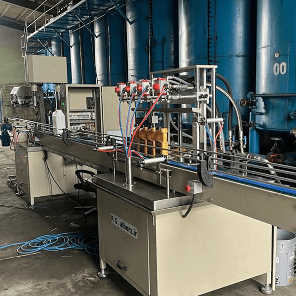 دستگاه پرکن پمپی نیمه اتوماتیک پاشا صنعت البرز